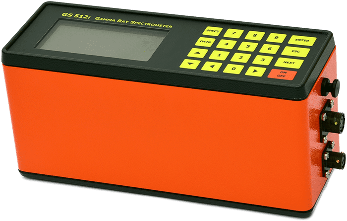 GS-512i Portable Gamma-Ray Spectrometer - main console